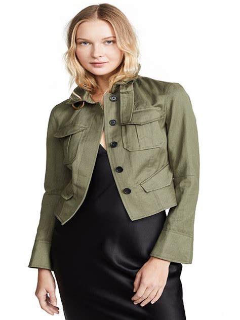 Women's Green Jackets and Coats 